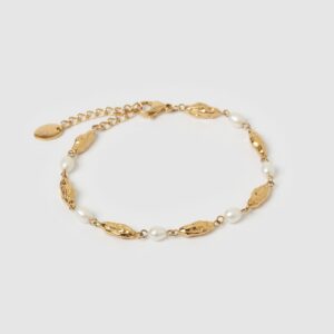 Mimi Pearl and Gold Bracelet