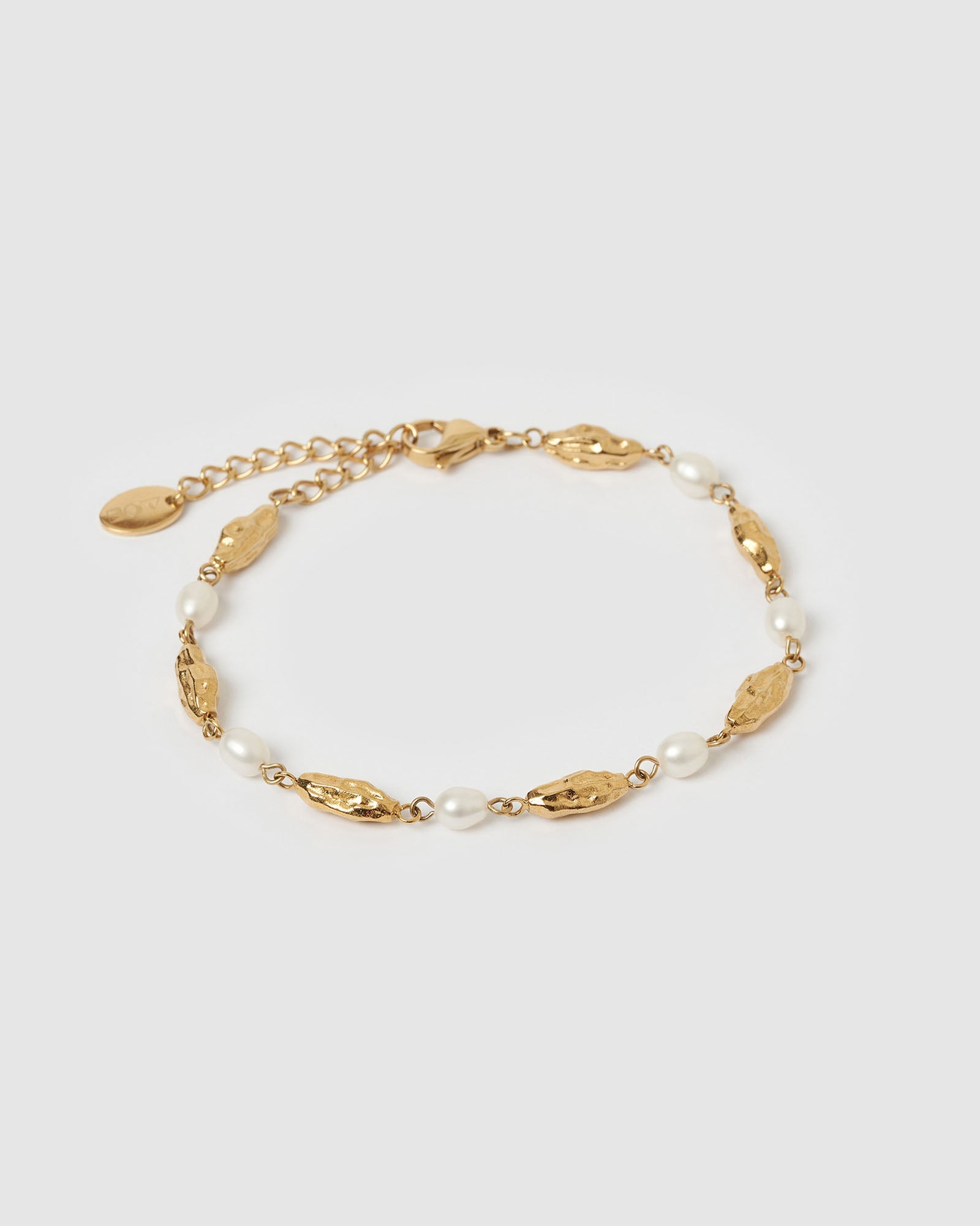 Mimi Pearl and Gold Bracelet