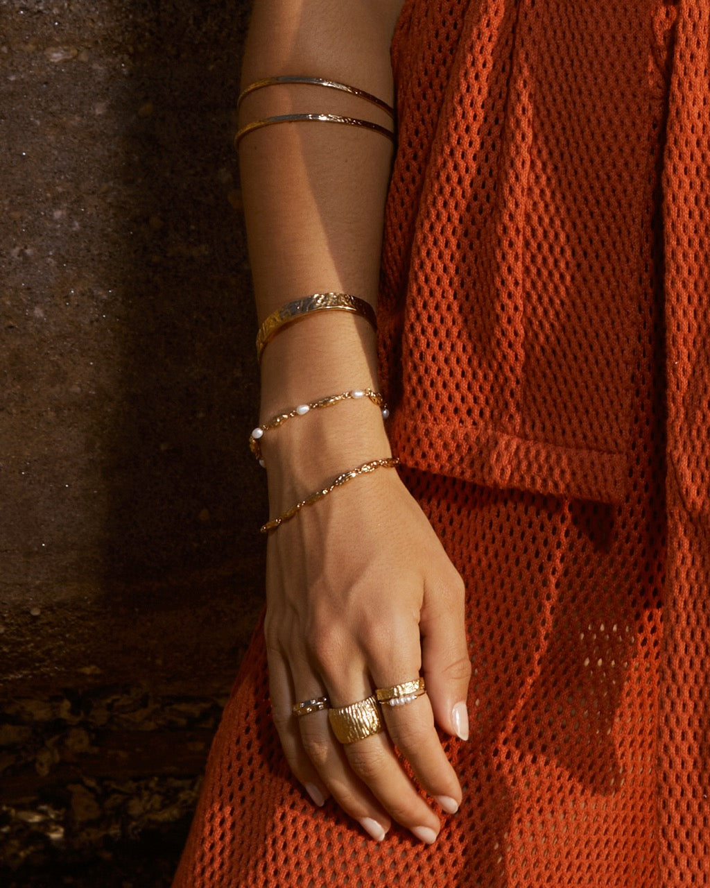 Mimi Pearl and Gold Bracelet - Image 3