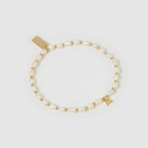 Initial Pearl Bracelet