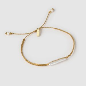 Tulum Pearl and Gold Bracelet